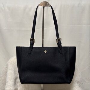 Tory Burch Small Black York Buckle Tote